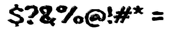 Yabantome Font OTHER CHARS