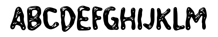 Yabasah Font UPPERCASE