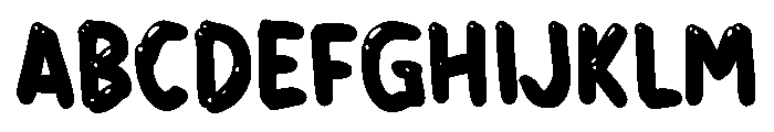 Yabateyo Font UPPERCASE