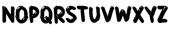 Yabateyo Font UPPERCASE