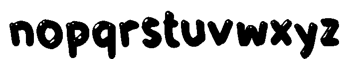 Yabateyo Font LOWERCASE