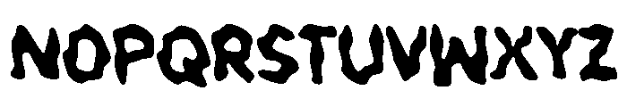 Yabehango Font UPPERCASE