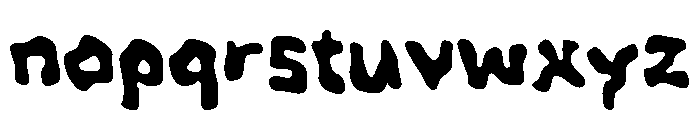 Yabehango Font LOWERCASE