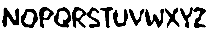 Yabeore Font UPPERCASE