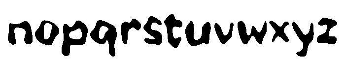 Yabeore Font LOWERCASE