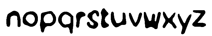 Yaberbena Font LOWERCASE
