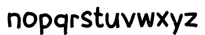 Yabhisco Font LOWERCASE