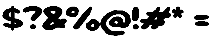 Yabonelist Font OTHER CHARS