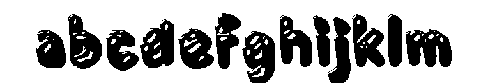 Yabotenga Font LOWERCASE