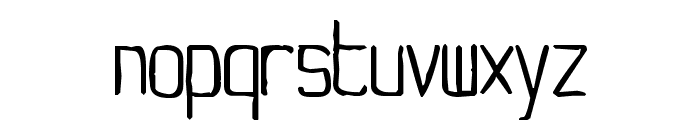 Yachting Type Font LOWERCASE