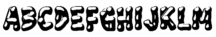 Yadonat Font UPPERCASE