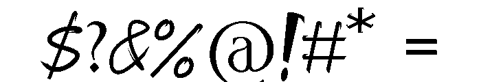 Yaeba Font OTHER CHARS