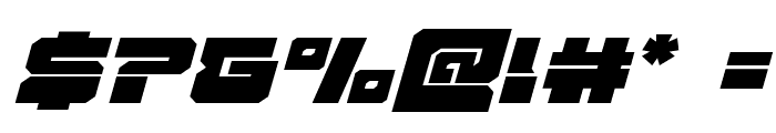 Yamagachi 2050 Expanded Italic Font OTHER CHARS