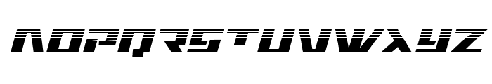 Yamato Class Halftone Italic Font LOWERCASE