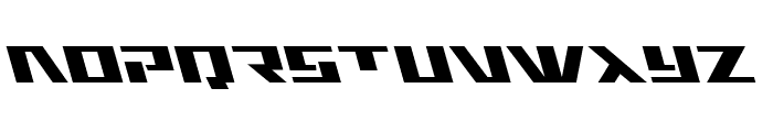Yamato Class Leftalic Font LOWERCASE