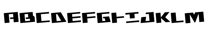 Yamato Class Rotated Font UPPERCASE