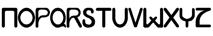 Yamdum style Font UPPERCASE