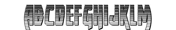 Yankee Clipper Chrome Font LOWERCASE