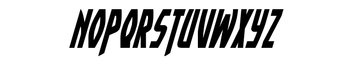 Yankee Clipper Condensed Italic Font UPPERCASE