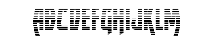 Yankee Clipper Gradient Font LOWERCASE