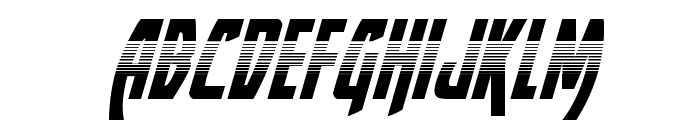 Yankee Clipper Halftone Italic Font LOWERCASE