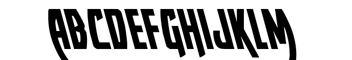 Yankee Clipper Leftalic Font LOWERCASE