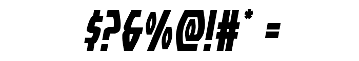 Yankee Clipper Semi-Italic Font OTHER CHARS