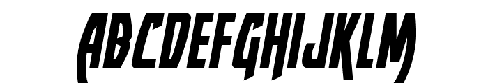 Yankee Clipper Semi-Italic Font LOWERCASE