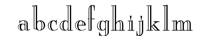 Yankee Font LOWERCASE