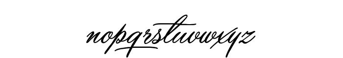 Yaquote Script Personal Use Font LOWERCASE