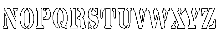 Yarrow Font LOWERCASE