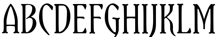 Yataghan-Regular Font UPPERCASE