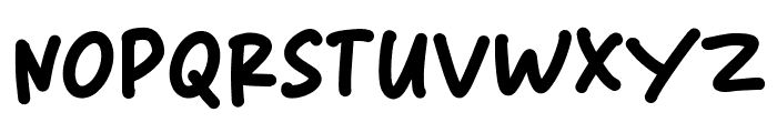 Yaum Smile Font UPPERCASE