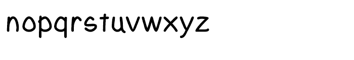 Yahosch Medium Font LOWERCASE