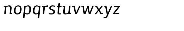 Yalta Sans Italic Font LOWERCASE