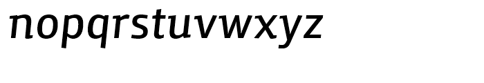 Yalta Sans Medium Italic Font LOWERCASE