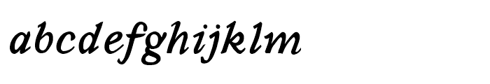 Yan Series 333 JY OSF Bold Italic Font LOWERCASE