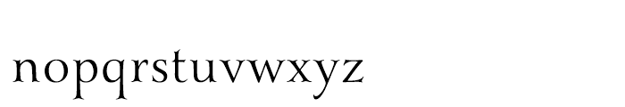 Yana Regular Font LOWERCASE