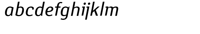 Yanus Italic Font LOWERCASE