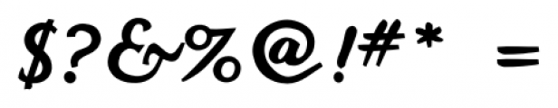 Yan 333 Pro Bold Italic Font OTHER CHARS