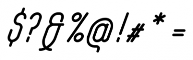 Yasemin Bold Italic Font OTHER CHARS