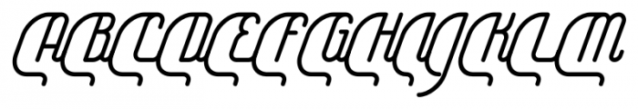 Yasemin Bold Italic Font UPPERCASE