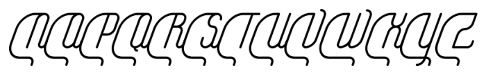 Yasemin Italic Font UPPERCASE
