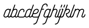 Yasemin Italic Font LOWERCASE