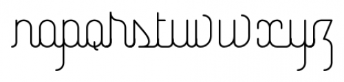 Yasemin Light Font LOWERCASE