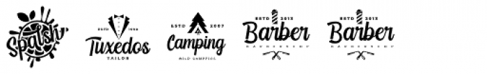 Yackien Logo doodles Font OTHER CHARS