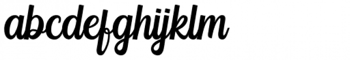 Yackien Regular Font LOWERCASE