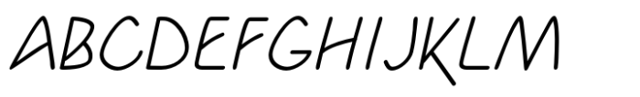 Yahosch Italic Font UPPERCASE