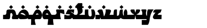 Yalla Arabic Font LOWERCASE