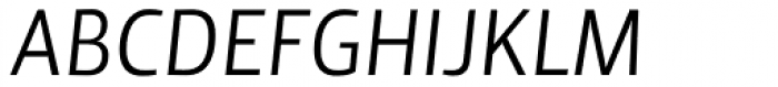 Yalta Sans Pro Book Italic Font UPPERCASE